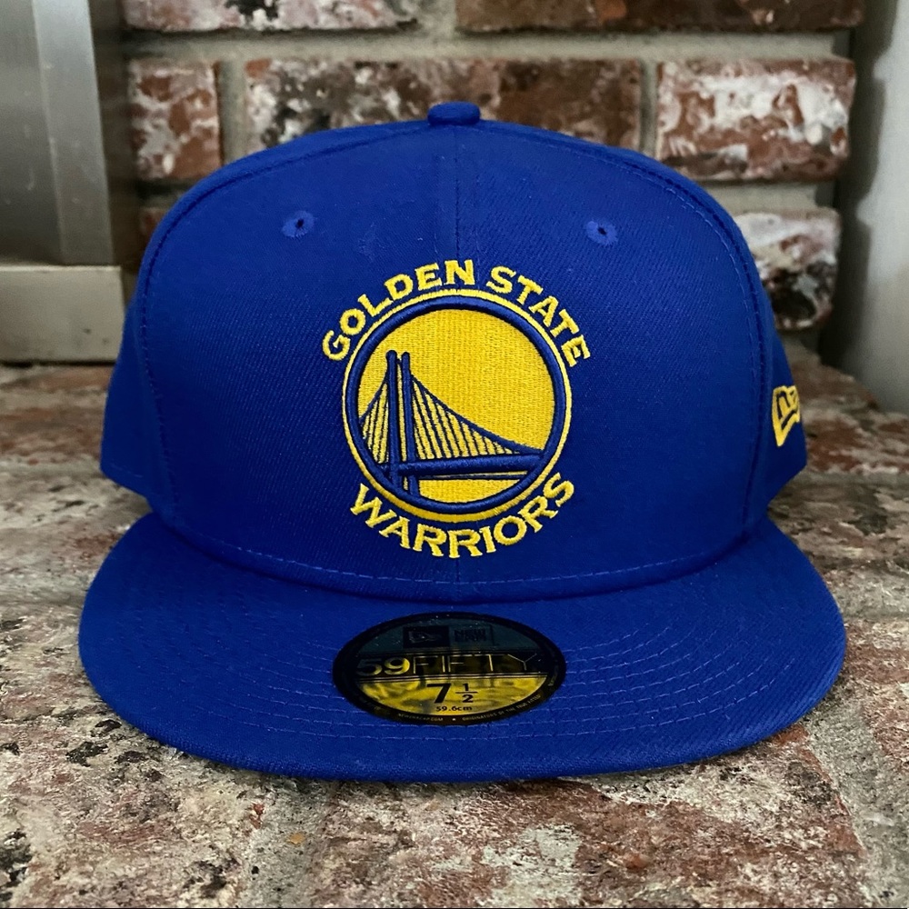 New Era 59Fifty Golden State Warriors Hat • NWT • Size 7 1/2